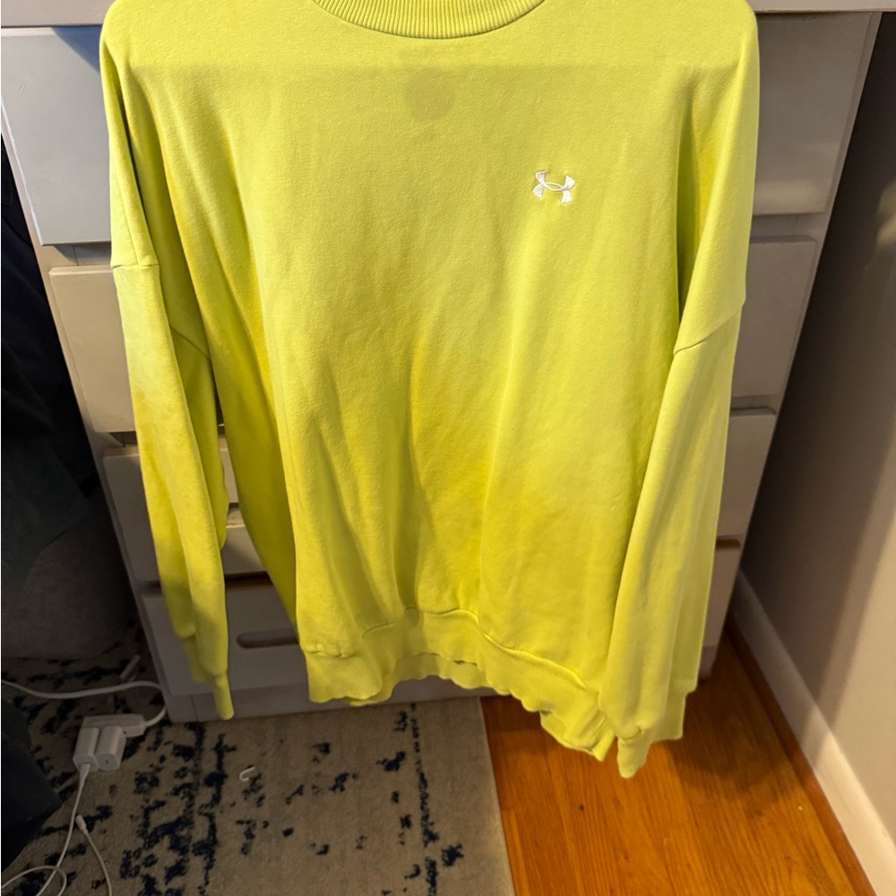 Under Armour Neon Yellow Crewneck